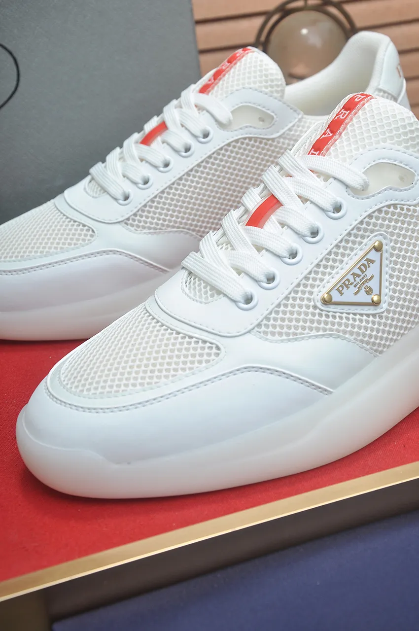 Men's shoes 💰620💶 [PRADA] Top original, new season, high quality original goods, top high mercerized cowhide combined with original breathable fabric + imported glue, imported stretch fabric inside with original cowhide feet, original thick outsole! Quality guaranteed! Code 38-45 (45 customized)
